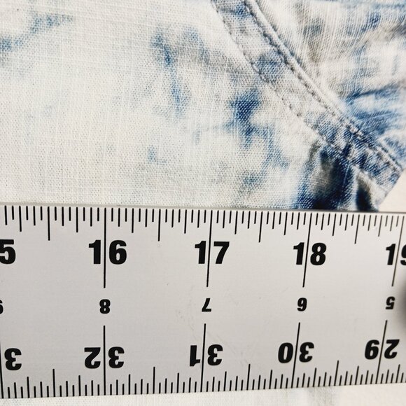 American Eagle Outfitters, Western Style, Tie Dye, Snap Front Shirt, Medium - Picture 11 of 16